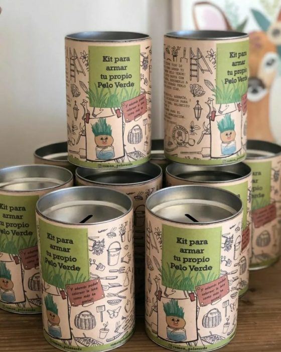 Kit de Ramón y Ramona pelo verde - Imagen 2