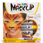 Maquillaje Pintura de cara en barra Carioca línea Mask Up Caja x 3 colores ANIMALES