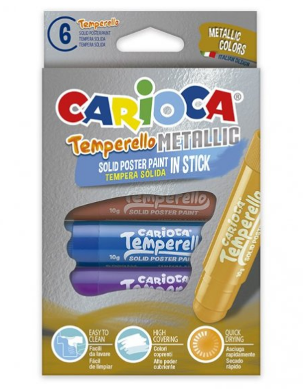 Carioca Temperello Stick Poster Boyama Kalemi 12'li - Gratis