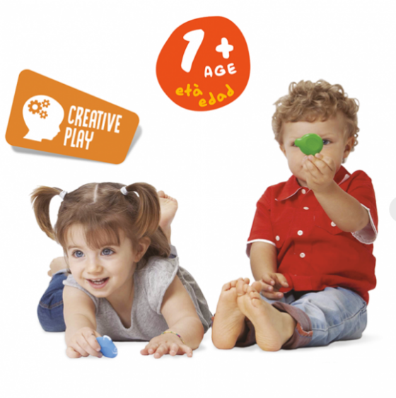 Ceras de colores con forma de oso Carioca Baby Caja x 6 unidades - Imagen 3