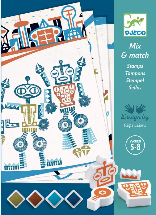 Sellos Alien Robots de DJECO