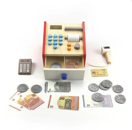 Caja registradora en madera - Imagen 2