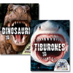 Libro - Dinosaurios 3D con escenarios POP UP - Imagen 4