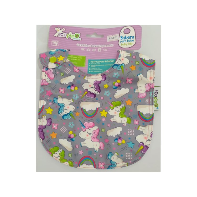 Babero Impermeable ECOPIPO Unicornios