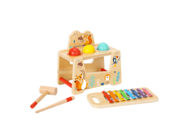 Juego De Descarga Con Xilófono En Madera