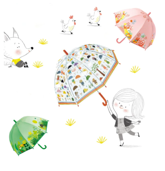 Paraguas infantil Unicornios Djeco - Imagen 3