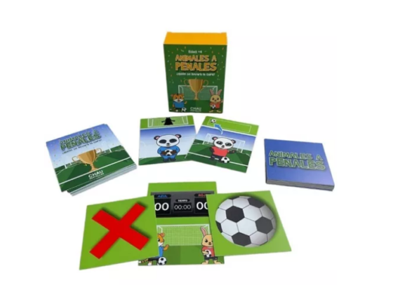 Animales a penales - Juego de cartas - Chau pantallas