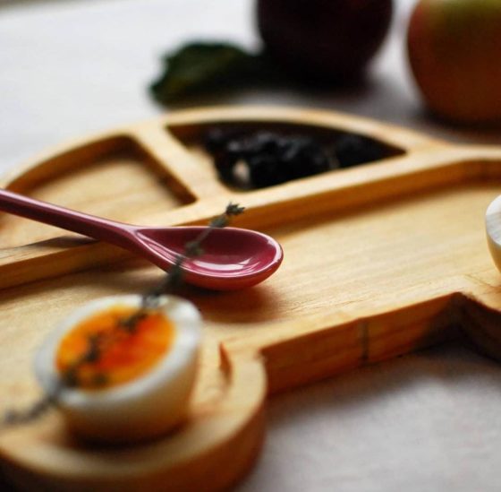 Plato de madera con reparticiones - Imagen 3