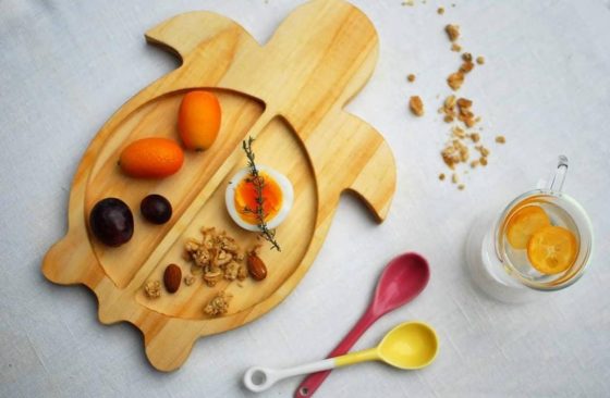 Plato de madera con reparticiones - Imagen 4