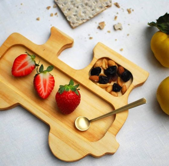 Plato de madera con reparticiones - Imagen 5