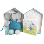 Alvin el elefante Peluche sustentable y mordillo