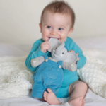 Alvin el elefante Peluche sustentable y mordillo - Imagen 2