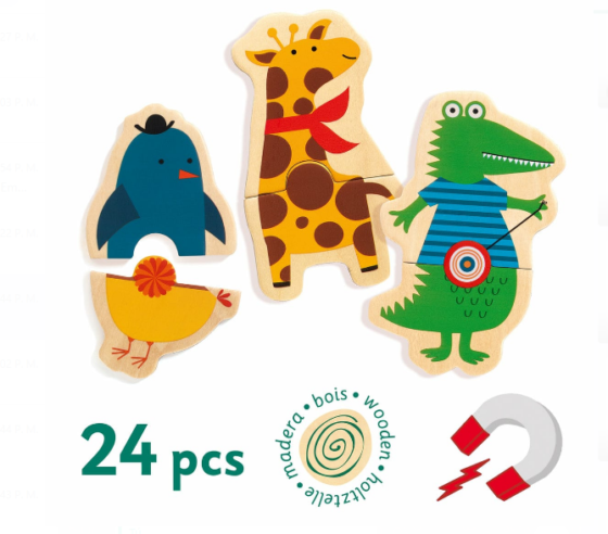 Juego magnético animales - Djeco - Imagen 2