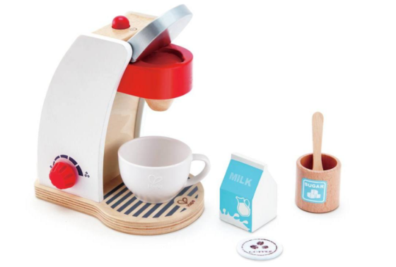 Juego cafetera en madera Hape kit de cocina
