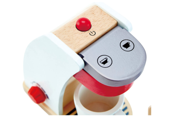 Juego cafetera en madera Hape kit de cocina - Imagen 3