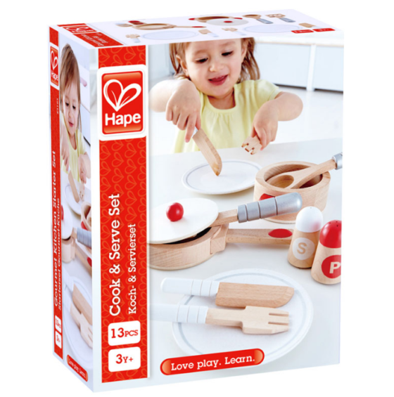 Juego Set De Cocina En Madera Hape kit de cocina - Imagen 3
