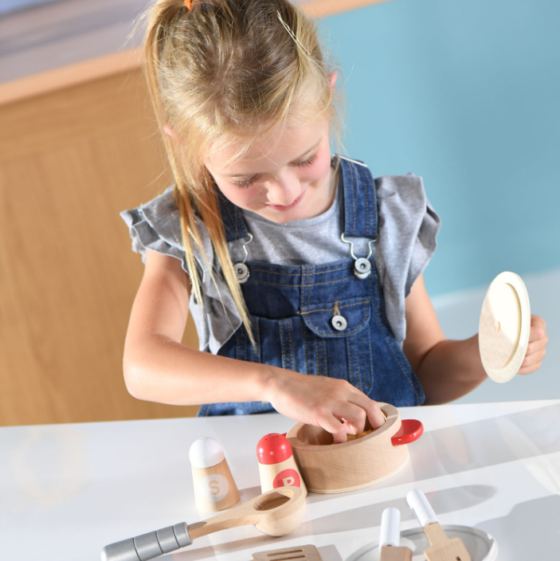 Juego Set De Cocina En Madera Hape kit de cocina - Imagen 4