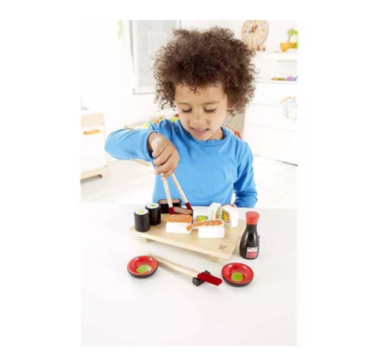 Juego Set De Sushi En Madera Hape kit de cocina - Imagen 4