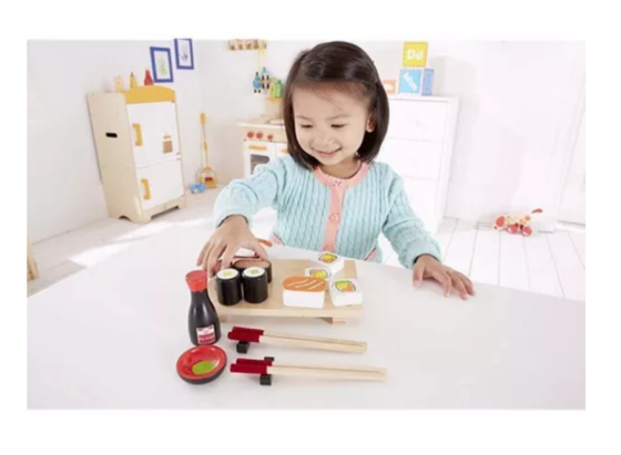 Juego Set De Sushi En Madera Hape kit de cocina - Imagen 3