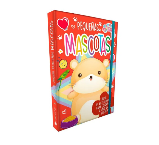Libro de actividades block para colorear con stickers y lápices - Imagen 4
