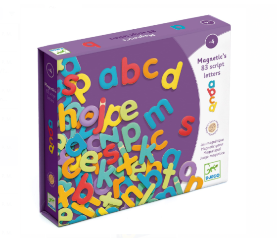 Letras magnéticas minúsculas Djeco
