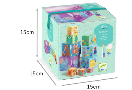 10 cubos apilables Djeco - Imagen 5