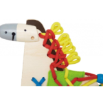Juego de enhebrar Caballo Pony en madera Hape - Imagen 2