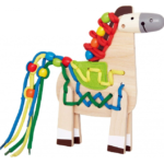 Juego de enhebrar Caballo Pony en madera Hape