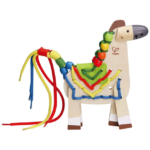 Juego de enhebrar Caballo Pony en madera Hape - Imagen 3