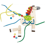 Juego de enhebrar Caballo Pony en madera Hape - Imagen 8