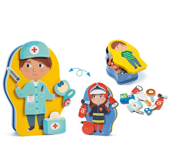 Juego Magnético Lata Jobissimo Djeco - Imagen 5