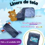 Liners de tela Ecopipo pack por 10 unidades