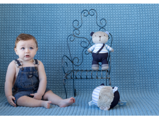 Peluche osito con sonajero  Storki - Imagen 2