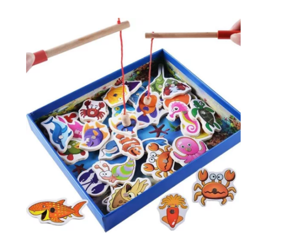 Juego de pescar con imán