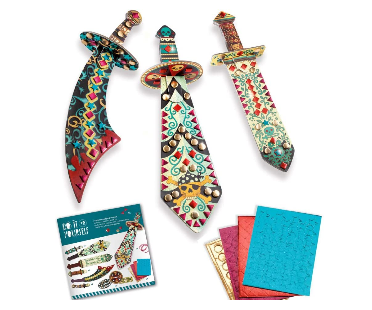 Kit para decorar Sables espadas Do it yourself Djeco