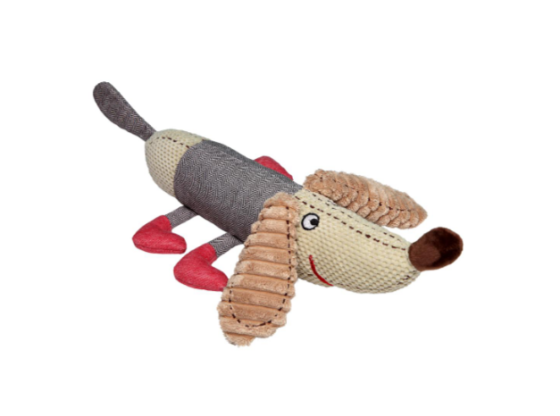 Peluche Perro salchicha con sonajero Storki