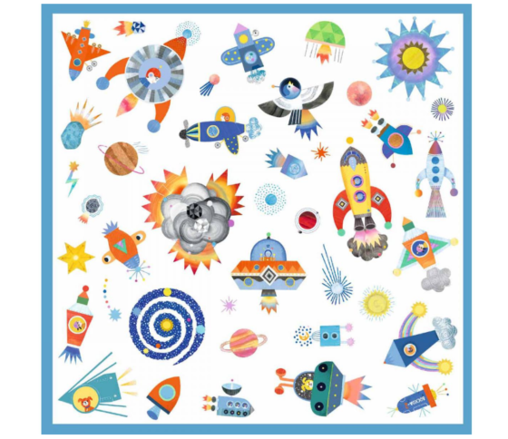 Stickers espacial Interestelar Djeco - Imagen 3