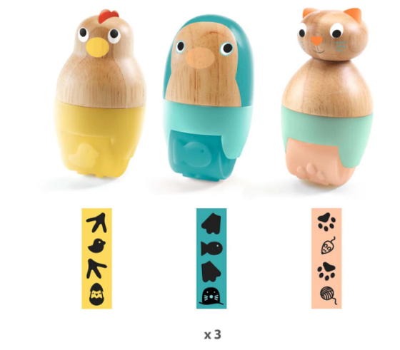 Kit x3 sellos para masa con forma de animales- Djeco - Imagen 4