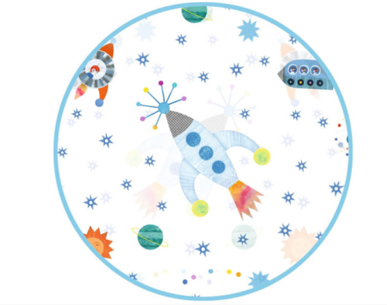Pilot Capa de lluvia 5-7 años Rocket Djeco - Imagen 3