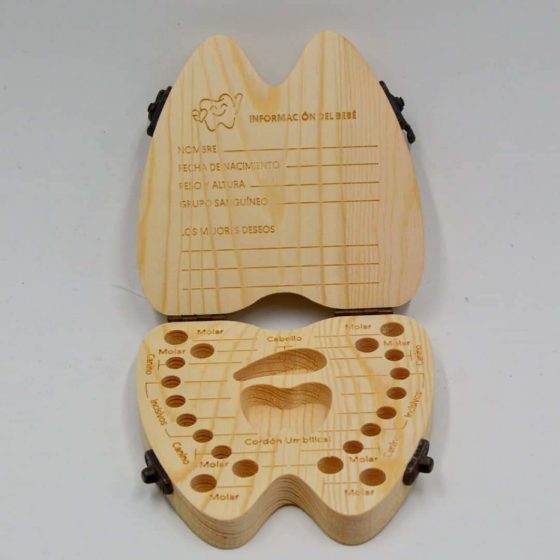 Cajita de la muela, caja para guardar dientes de leche - Imagen 3