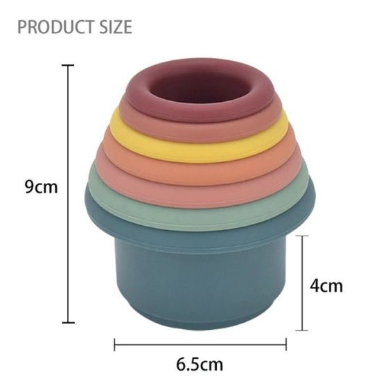 Vasos apilables silicona - Imagen 5