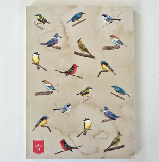 Cuaderno/ libreta Aves del Uruguay Pika