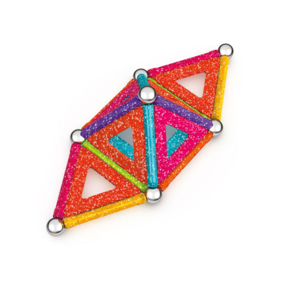 Juego magnético de construcción Geomag - 35 piezas con glitter - Imagen 4