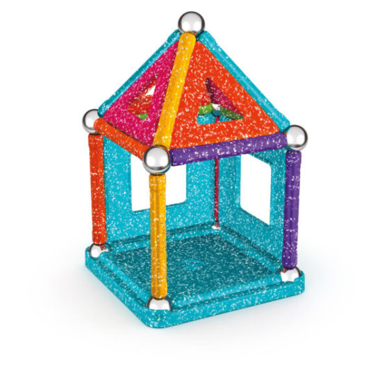 Juego magnético de construcción Geomag - 35 piezas con glitter - Imagen 2