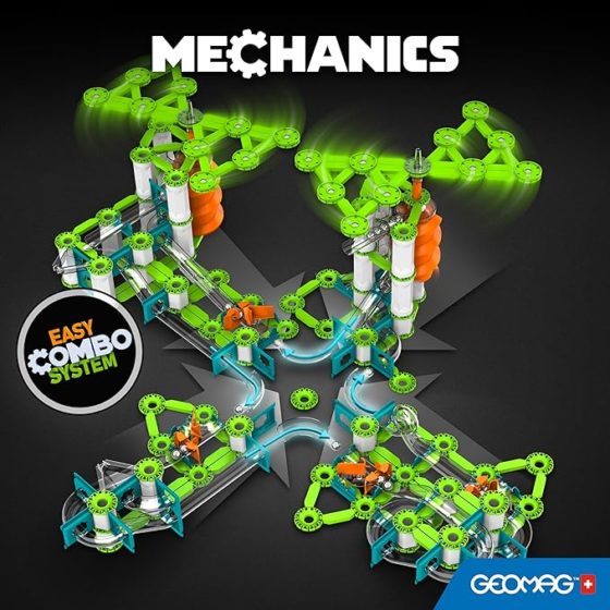JUEGO MAGNÉTICO DE CONSTRUCCIÓN DE 130 PIEZAS - GEOMAG MECHANICS - Imagen 7