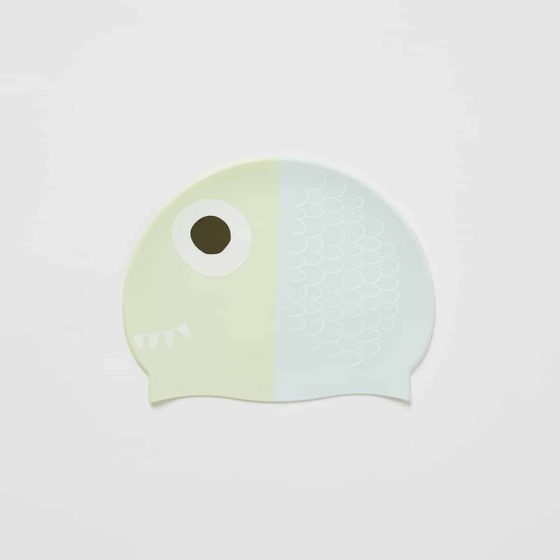 Gorra de natación de pez