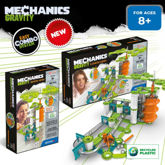 JUEGO MAGNÉTICO DE CONSTRUCCIÓN DE 96 PIEZAS - GEOMAG MECHANICS - Imagen 9