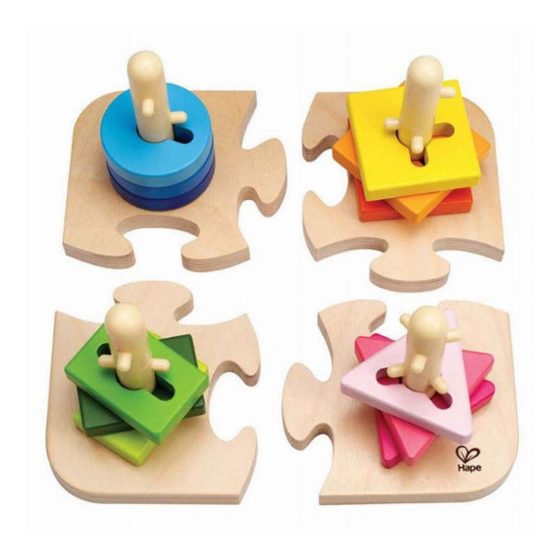 Puzzle de madera Creativo de Encastre - Hape - Imagen 3
