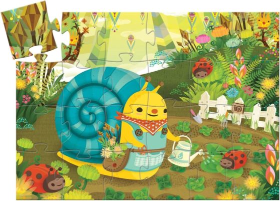 Puzzle Silueta De Caracol de Djeco - Imagen 2