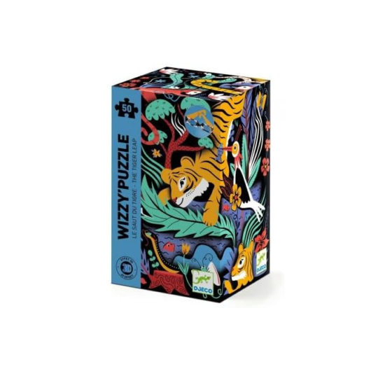Puzzle 3D El Salto del Tigre de 50 piezas - Djeco